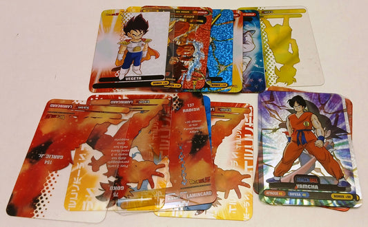 CV- LOTTO 19 CARDS CARTE DRAGON BALL Z DRAGONBALL - RVSz112
