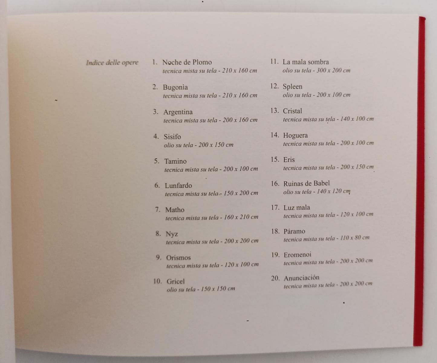 LT- PABLO COMPAGNUCCI CARTHAGO CATALOGO MOSTRA - RENATO RIZZI - 2000 - B- XFS159