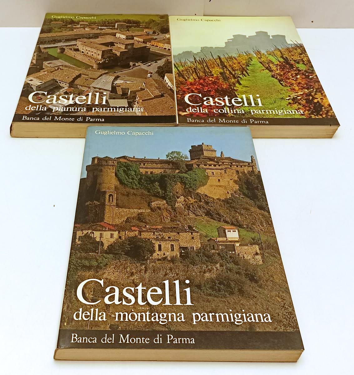 LV- CASTELLI PIANURA MONTAGNA PARMIGIANA 3 VOLUMI - CAPACCHI ---- 1976 -- WPR319