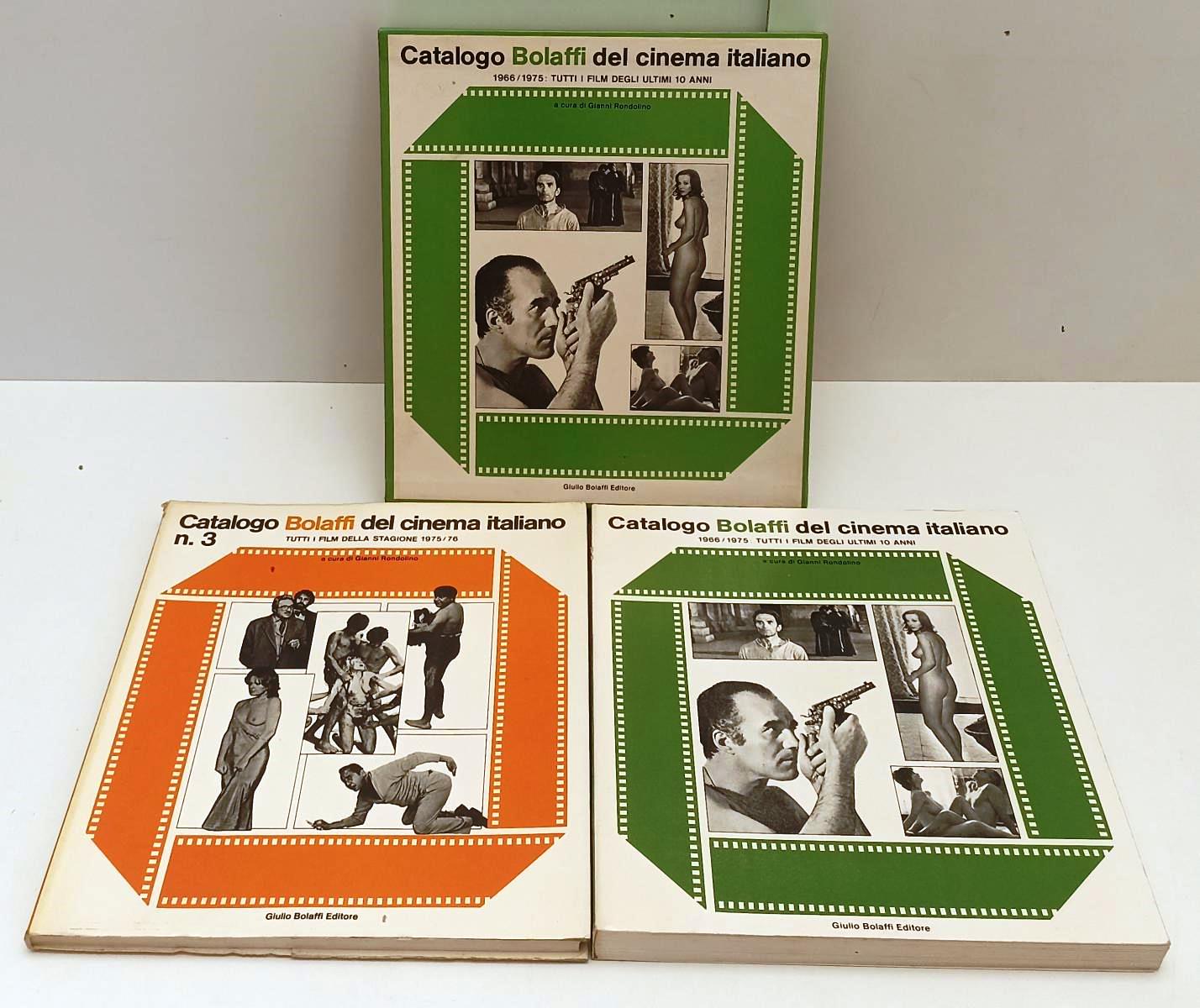 LW- CATALOGO BOLAFFI DEL CINEMA ITALIANO 6 VOLUMI 1975/1980 - B - BLCP11