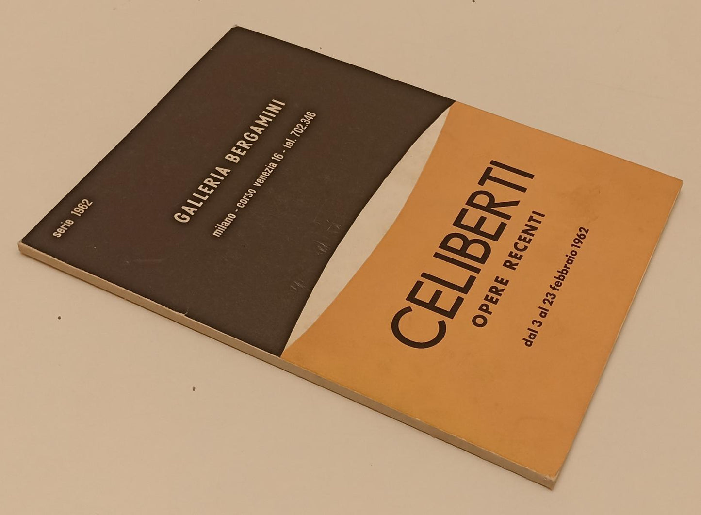 LT- CELIBERTI OPERE RECENTI CATALOGO - GALLERIA BERGAMINI- SERIE 1962- S- XFS173
