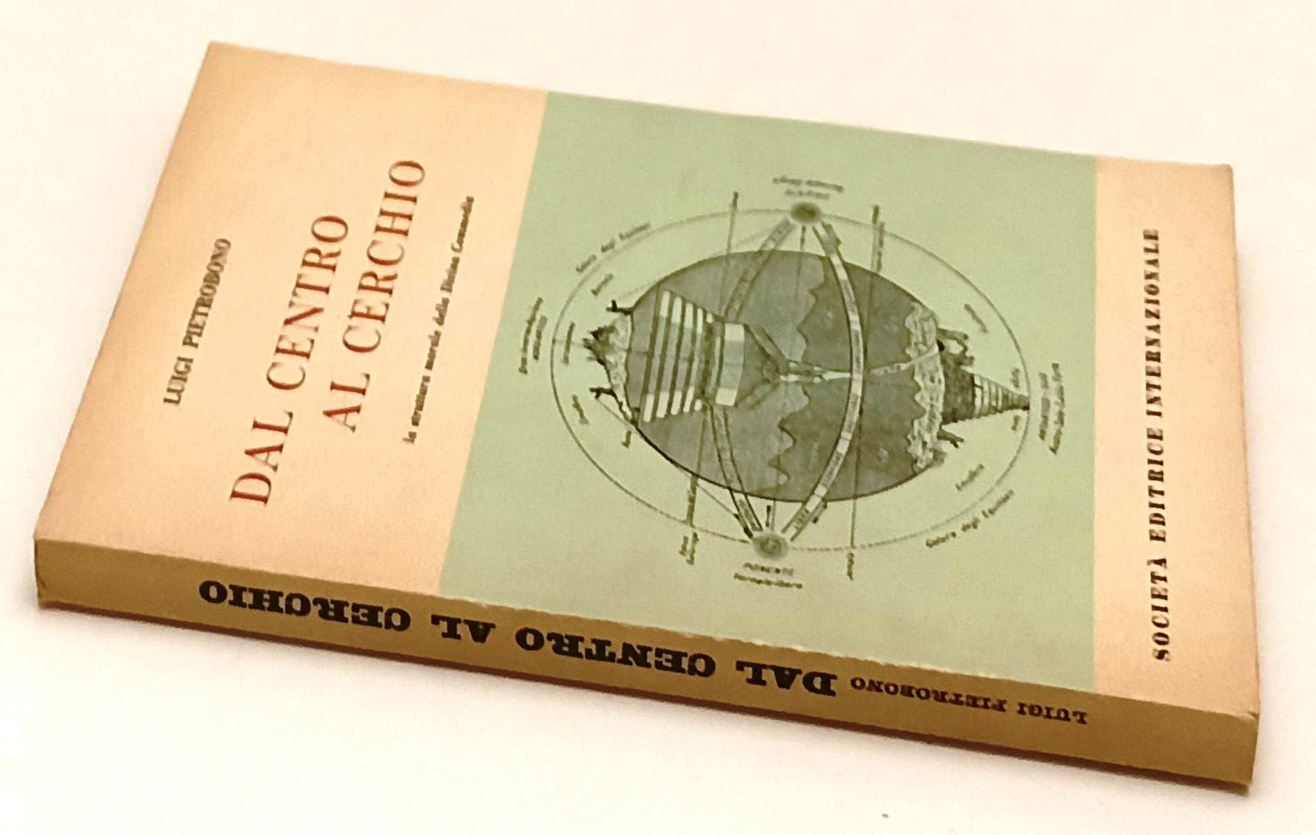 LS- DAL CENTRO AL CERCHIO STRUTTURA DIVINA COMMEDIA- PIETROBONO- 1956- B- XFS33