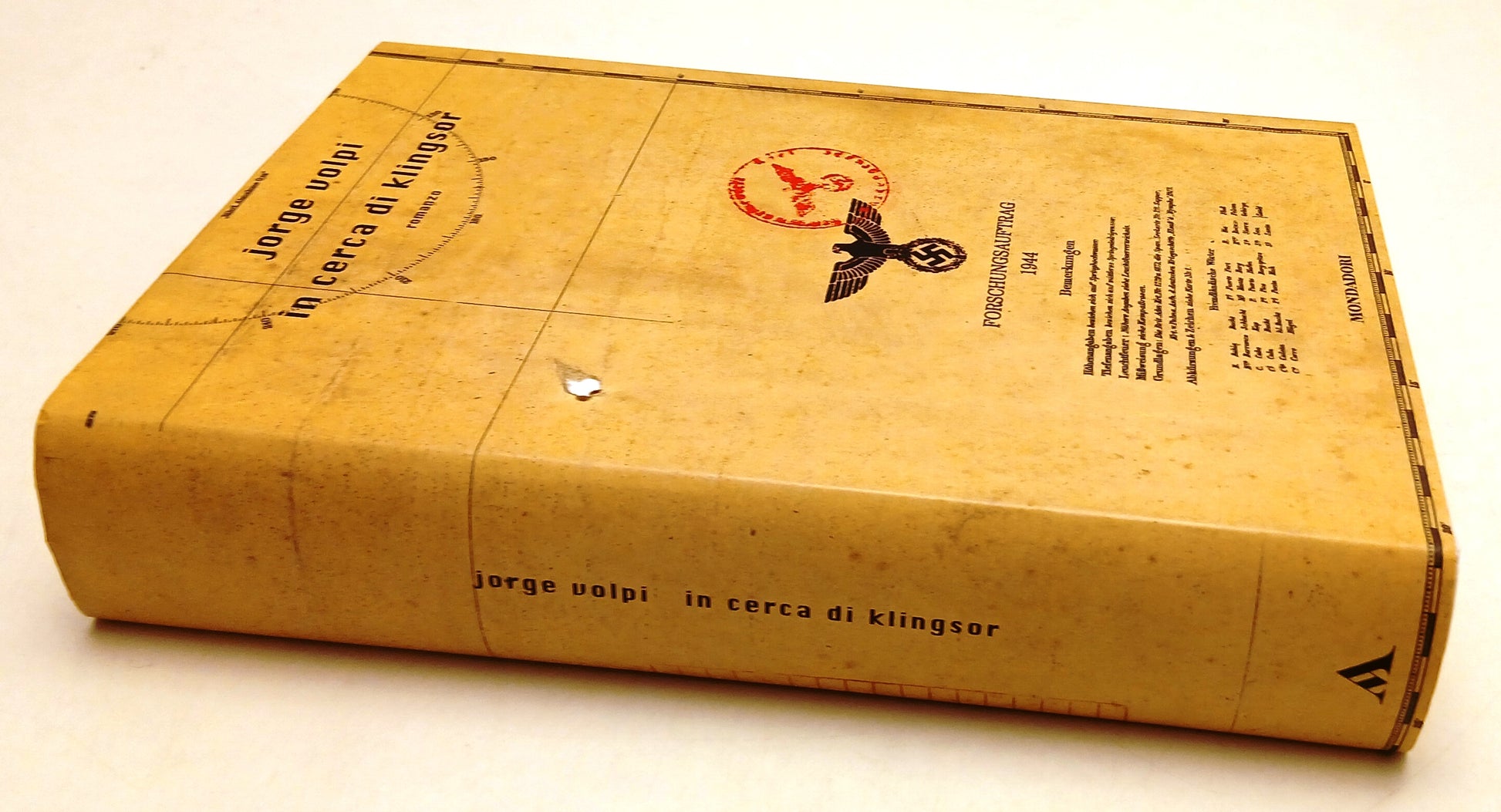 LN- IN CERCA DI KLINGSOR - JORGE VOLPI - MONDADORI -- 1a ED. - 2000- CS- ZFS56