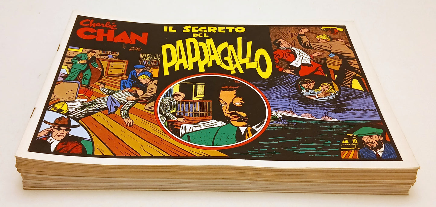 Charlie Chan Ispettore Wade Birck Bradford lotto 21 albi - anastatica - Z25