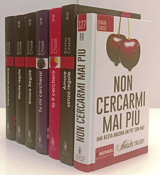 LN- LOTTO 7 VOLUMI ROMANZI TI CERCHERO' AMORE SENZA REGOLE- EMMA CHASE- C- XFS