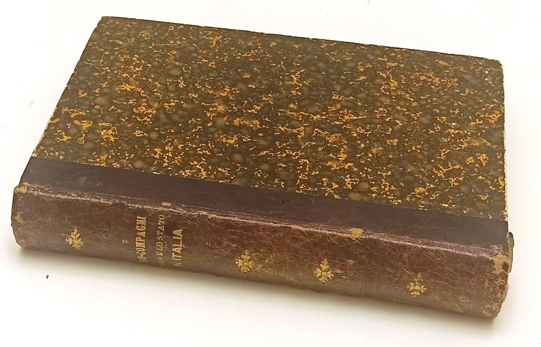 LH- LA CHIESA E LO STATO IN ITALIA- BON-COMPAGNI - LE MONNIER--- 1866- C- XFS152