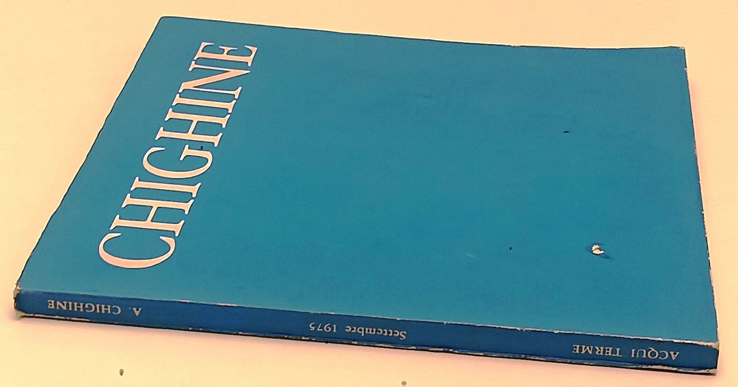 LT- ALFREDO CHIGHINE CITTA' DI ACQUI TERME CATALOGO MOSTRA - 1975 - B - XFS192