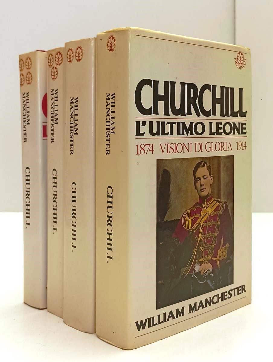 LS- CHURCHILL L'ULTIMO LEONE 4 VOLUMI - WILLIAM MANCHESTER- FRASSINELLI- CS- XFS