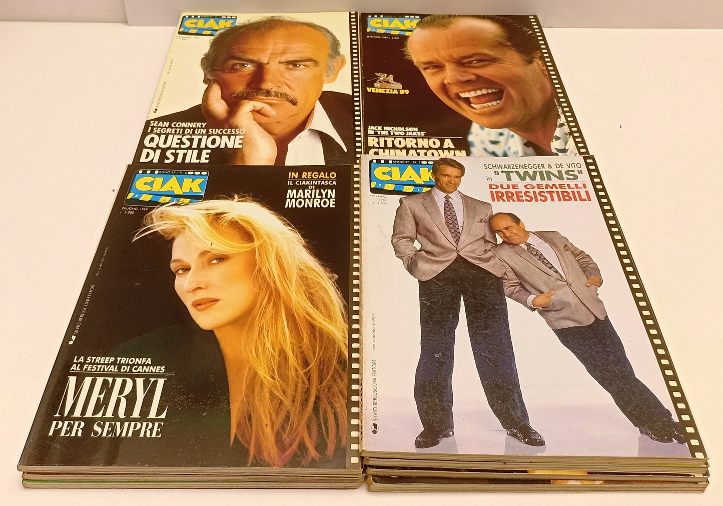 LW- RIVISTA CIAK SI GIRA 1/12 GENNAIO/DICEMBRE + INDICE 1989 COMPLETA - YFS617