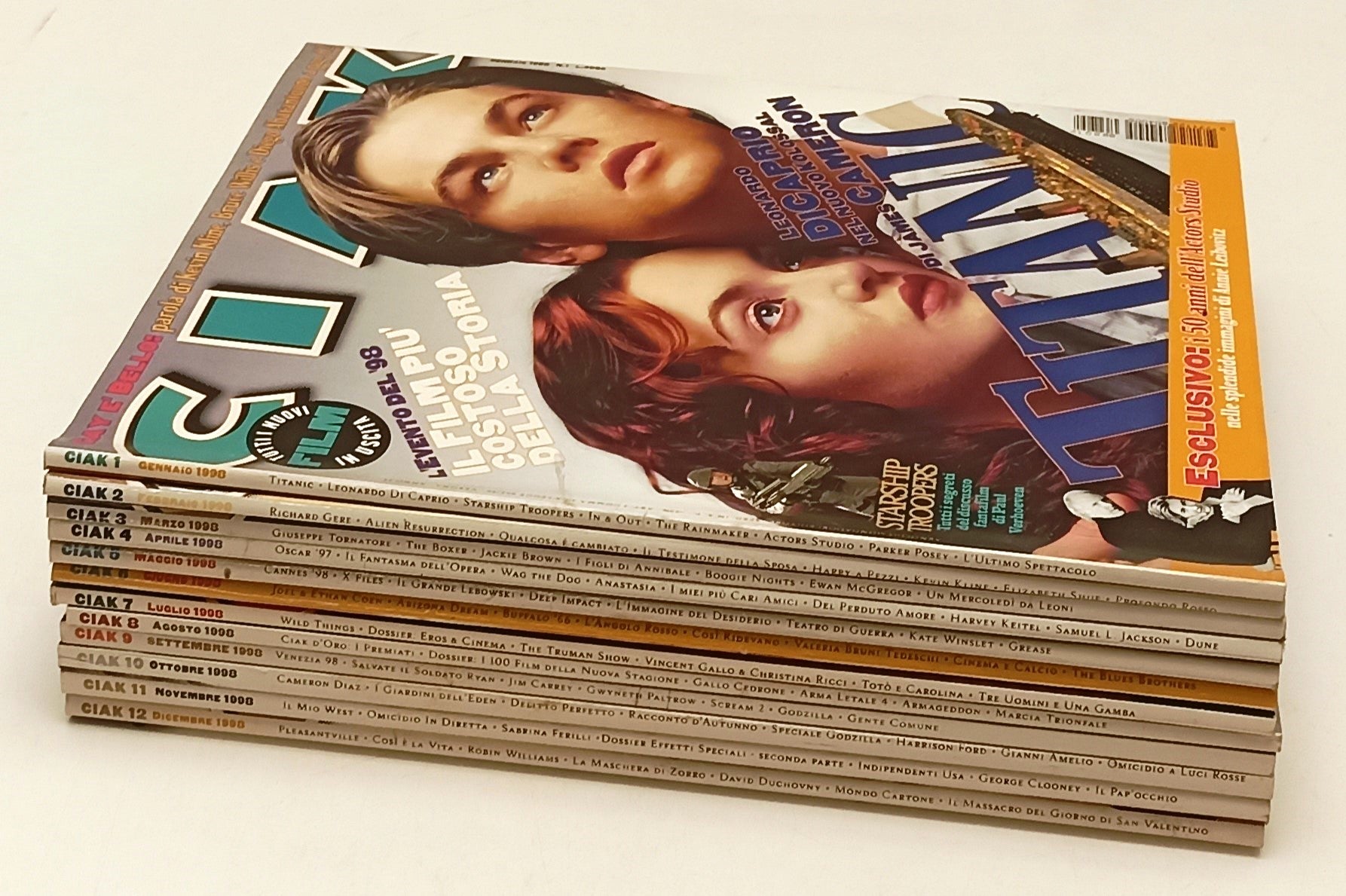 LW- RIVISTA CIAK 1/12 GENNAIO/DICEMBRE ANNATA COMPLETA 1998 - YFS78