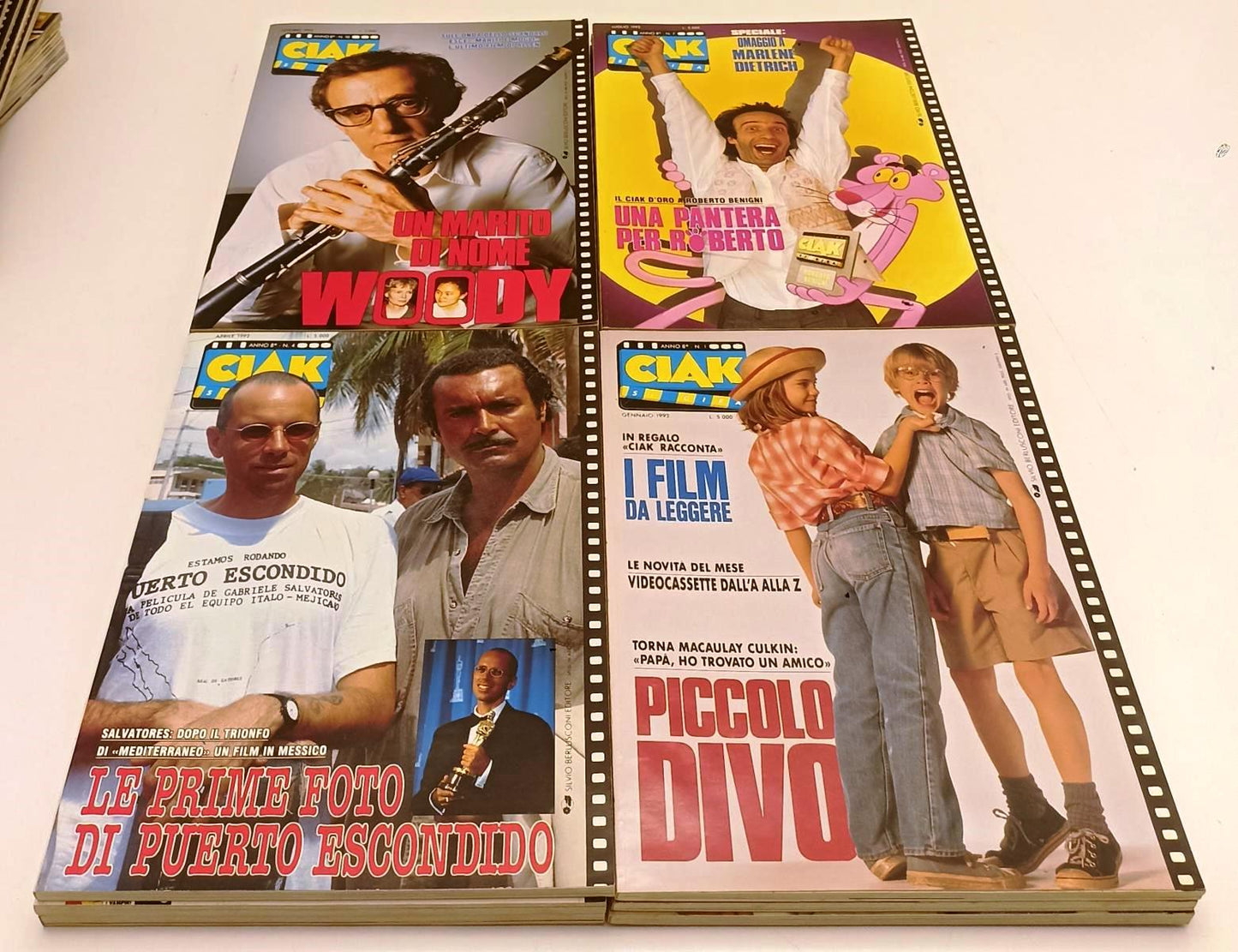 LR- RIVISTA CIAK SI GIRA 1/12 GENNAIO/DICEMBRE COMPLETA CON SCHEDE- 1992- YFS931