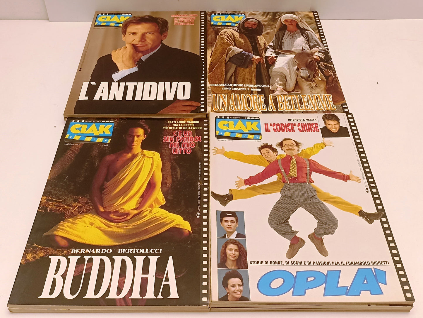 LW- RIVISTA CIAK SI GIRA 1/12 GENNAIO/DICEMBRE + INDICE 1993 COMPLETA - YFS133