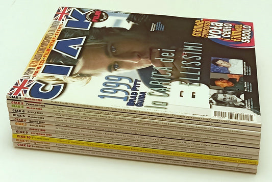 LW- RIVISTA CIAK GENNAIO/DICEMBRE 1/12 ANNATA COMPLETA + INDICE 1999 - YFS657