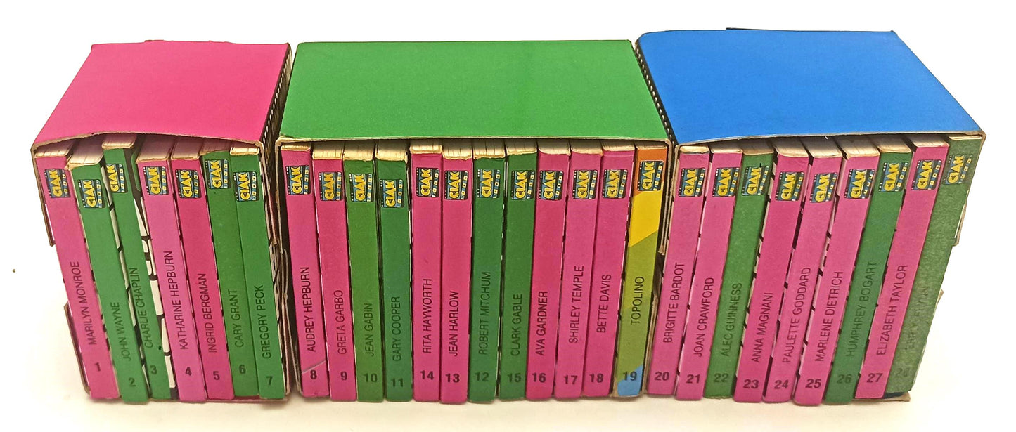 LZ- LE STELLE DI HOLLYWOOD CIAKINTASCA 28 VOLUMETTI -- CIAK --- 1990 - B- ZFS152