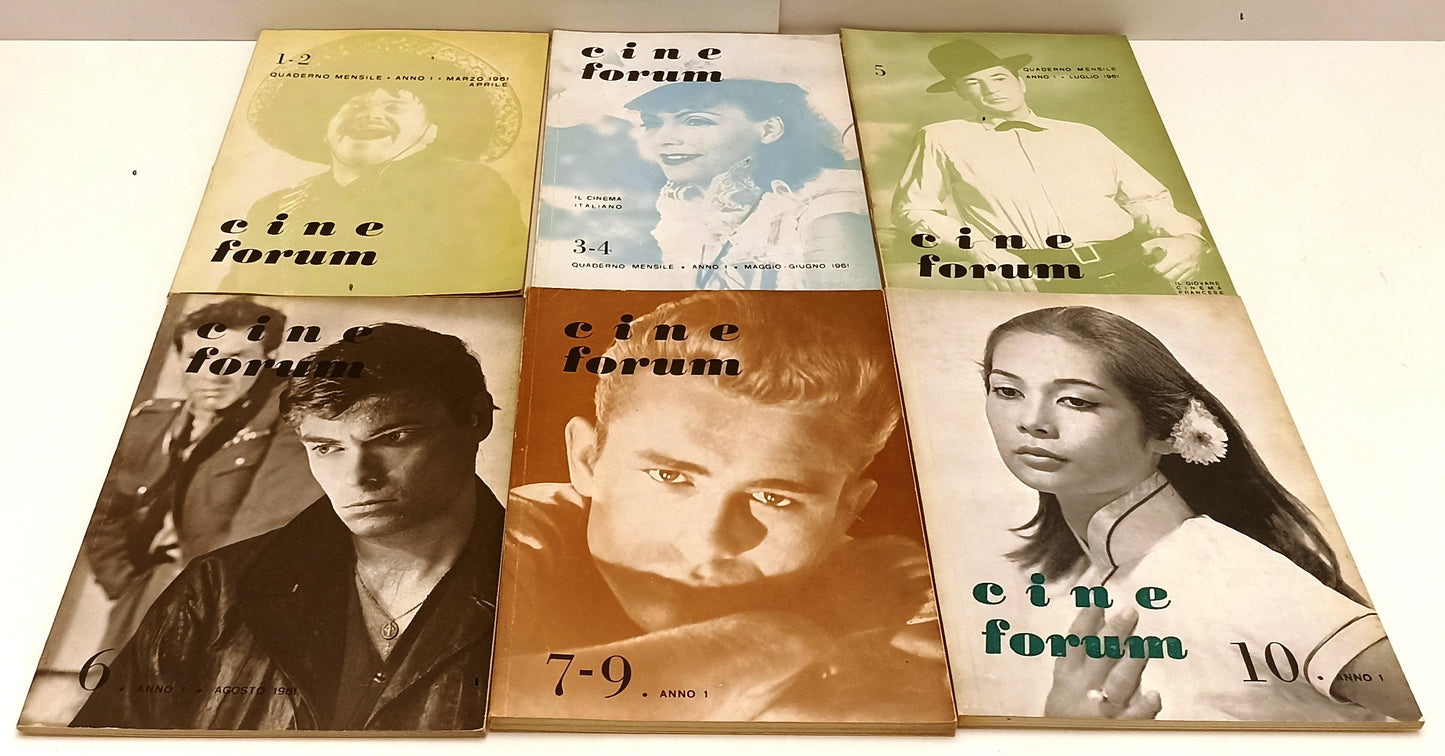 LW- CINEFORUM CINE FORUM LOTTO 1/200 (-19 numeri) - 1961/1980 - B - BLCP65