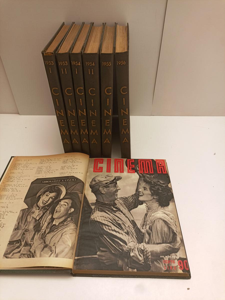 LW- RACCOLTA RIVISTA CINEMA 32 VOLUMI RILEGATI 1936/1956 QUASI COMPLETA - BLCG6