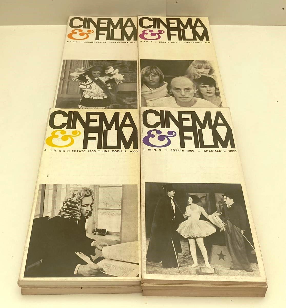 LW- CINEMA & FILM 1/12 ANNO I/IV 9 VOLUMI - 1966/67-1970 - B - YFS555