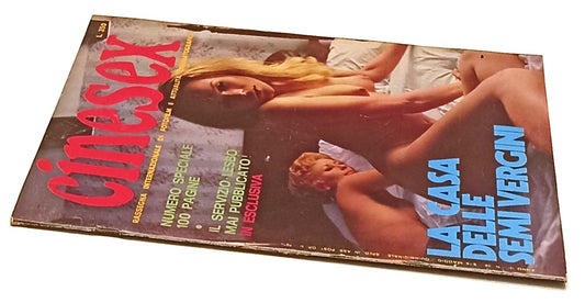 LX- RIVISTA CINESEX ANNO III N.38 1971 LA CASA DELLE SEMI VERGINI - RVSa468