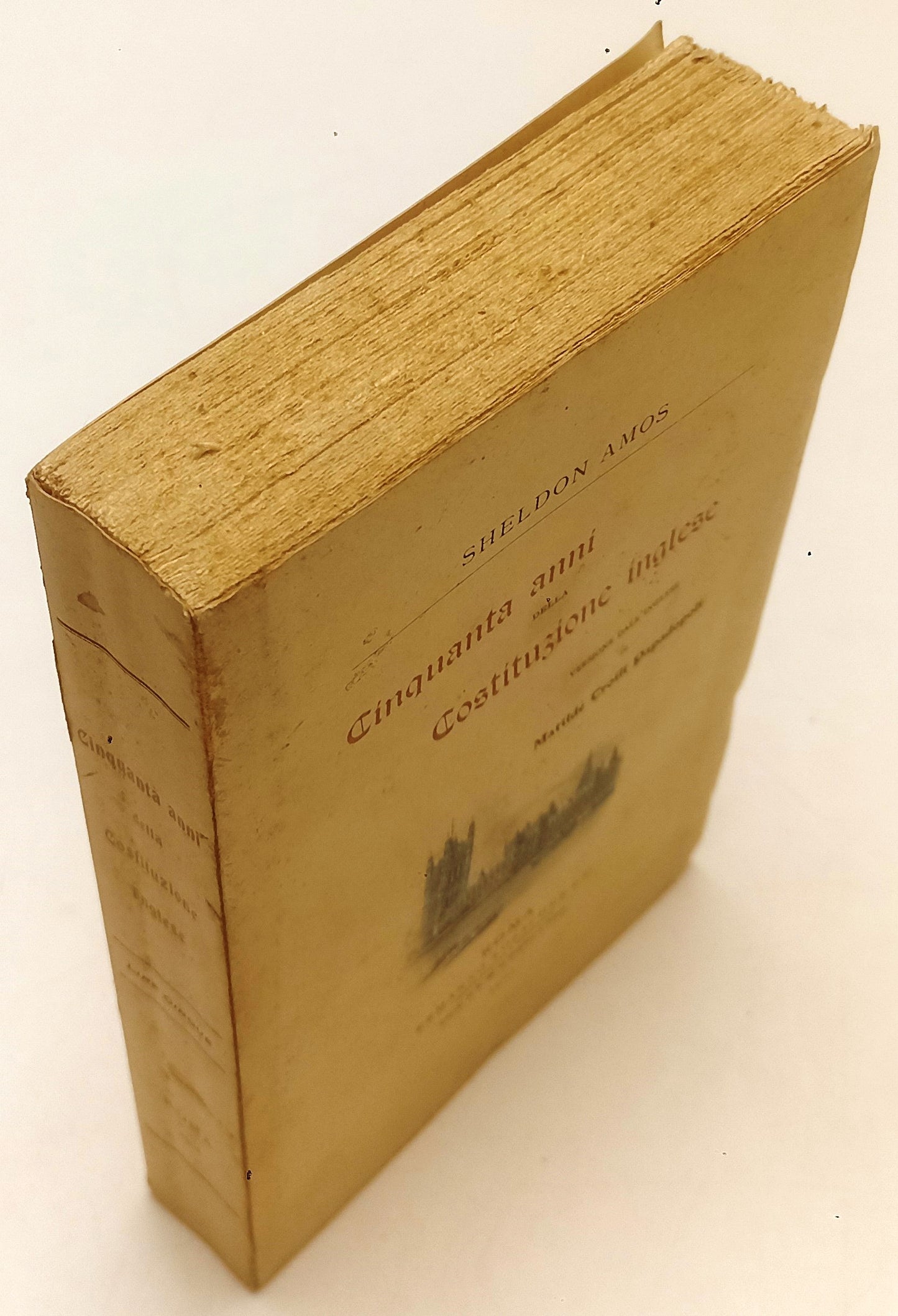 LS- CINQUANTA ANNI DELLA COSTITUZIONE INGLESE - AMOS - LOESCHER - 1902- B- XFS62
