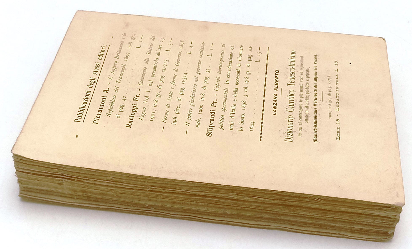 LS- CINQUANTA ANNI DELLA COSTITUZIONE INGLESE - AMOS - LOESCHER - 1902- B- XFS62