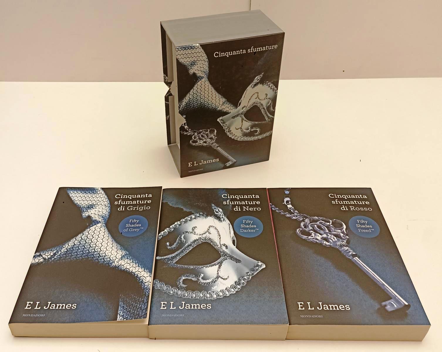 LN- CINQUANTA SFUMATURE DI ROSSO GRIGIO NERO - JAMES - MONDADORI- 2012- B- XFS33