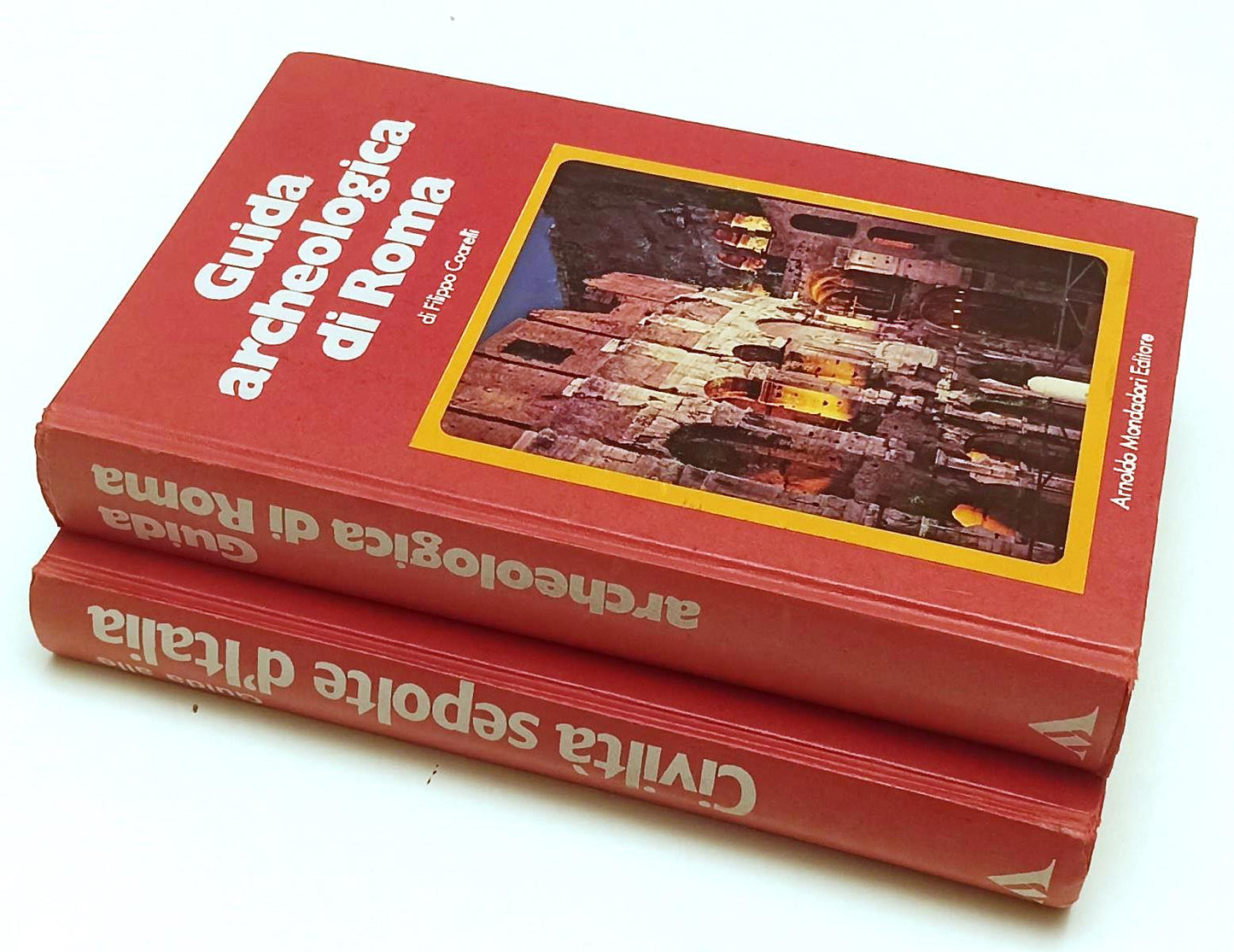 LV- GUIDA ARCHEOLOGICA DI ROMA + CIVILTA' SEPOLTE 2 VOLUMI- MONDADORI- C- YFS311