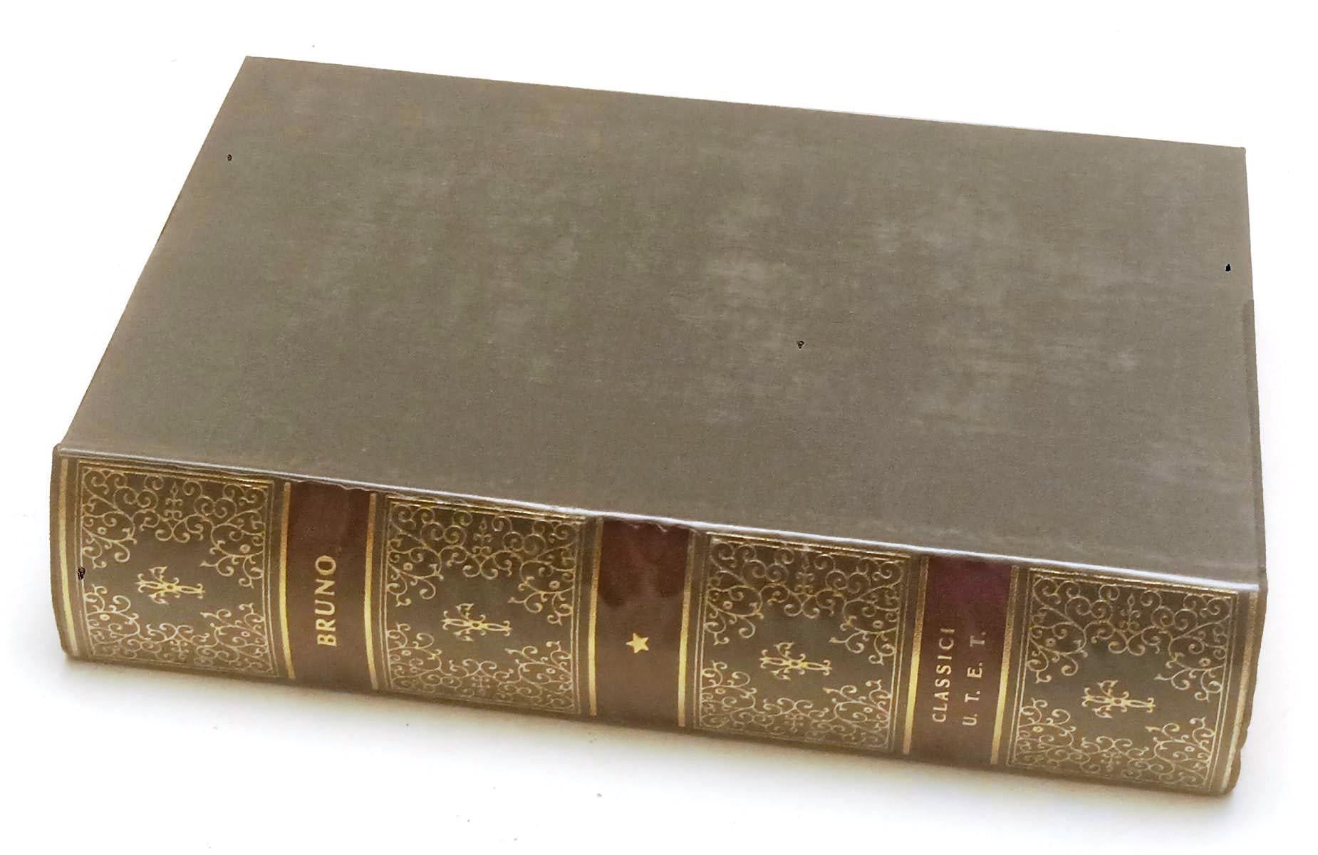 LS- OPERE LATINE- GIORDANO BRUNO- UTET- CLASSICI FILOSOFIA- 1a ED.- 1980- CS-XFS