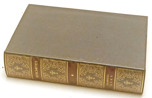 LS- OPERE FILOSOFICHE- DESCARTES- UTET- CLASSICI DELLA FILOSOFIA-- 1981- CS- XFS