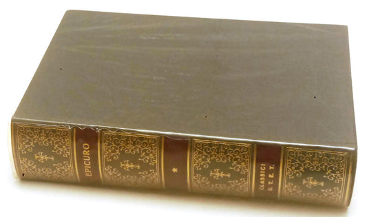 LS- OPERE - EPICURO - UTET - CLASSICI DELLA FILOSOFIA - 1a ED. - 1974 - CS - XFS