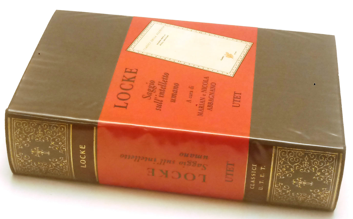 LS- SAGGIO SULL'INTELLETTO UMANO- LOCKE- UTET- CLASSICI FILOSOFIA-- 1982- CS-XFS