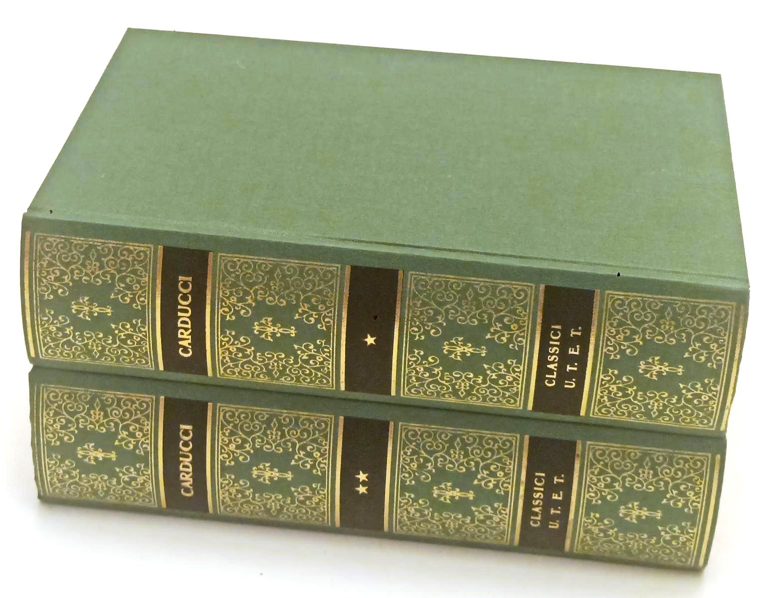 LS- OPERE SCELTE 2 VOLUMI - GIOSUE' CARDUCCI - UTET - CLASSICI ITALIANI-- C- XFS
