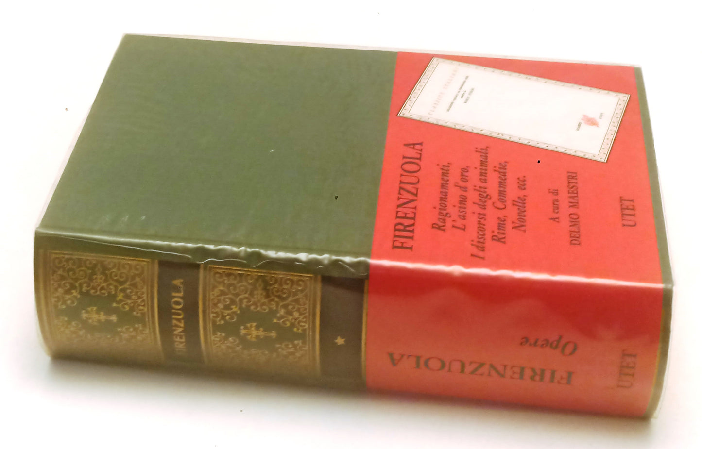 LS- OPERE - AGNOLO FIRENZUOLA - UTET - CLASSICI ITALIANI - 1a ED.- 1977- CS- XFS