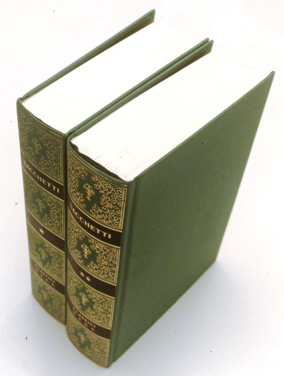 LS- IL TRECENTONOVELLE + LIBRO RIME 2 VOLUMI- SACCHETTI- UTET- CLASSICI - C- XFS