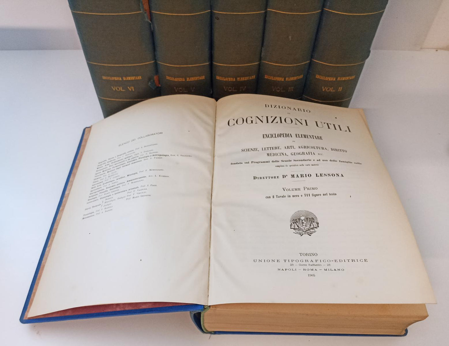 LZ- DIZIONARIO DI COGNIZIONI UTILI 6 VOLUMI - UTET - 1905/1919 - C - BLCG12