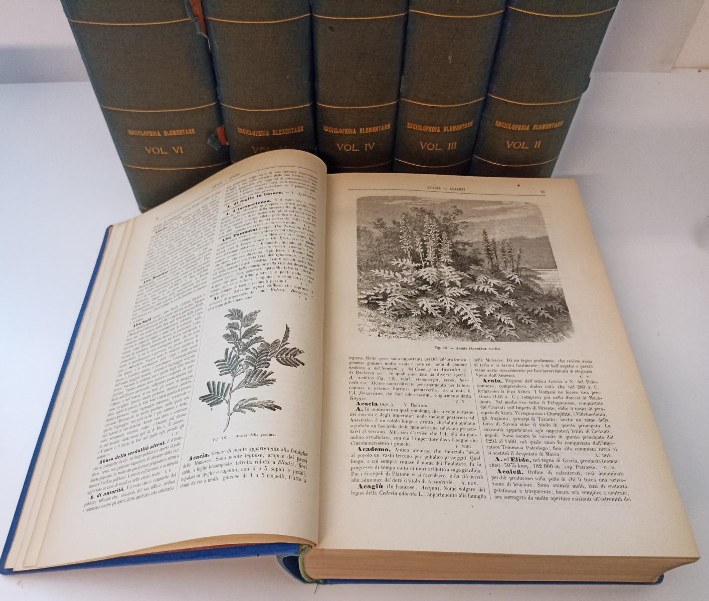 LZ- DIZIONARIO DI COGNIZIONI UTILI 6 VOLUMI - UTET - 1905/1919 - C - BLCG12
