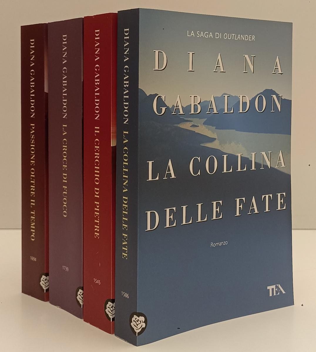LF- LA SAGA DI OUTLANDER 4 VOLUMI CROCE FUOCO - DIANA GABALDONI- TEA---- B- XFS