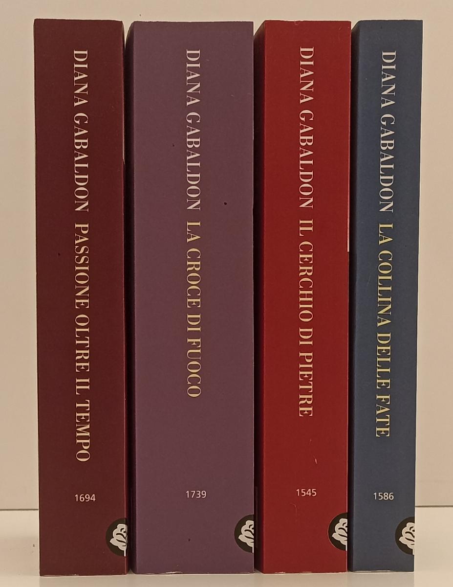 LF- LA SAGA DI OUTLANDER 4 VOLUMI CROCE FUOCO - DIANA GABALDONI- TEA---- B- XFS