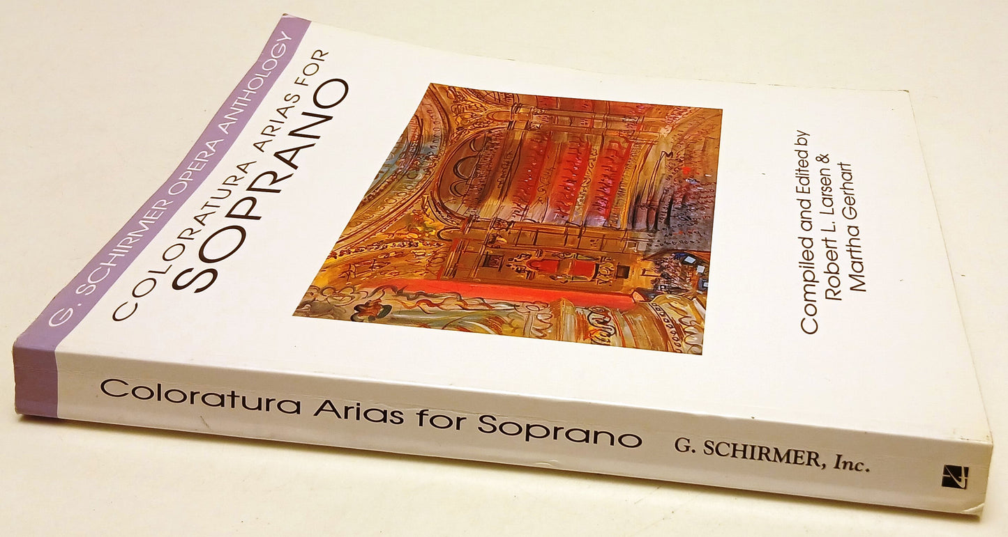 LZ- COLORATURA ARIAS FOR SOPRANO - LARSEN GERHART - G. SCHIRMER- 2002- B- YFS929