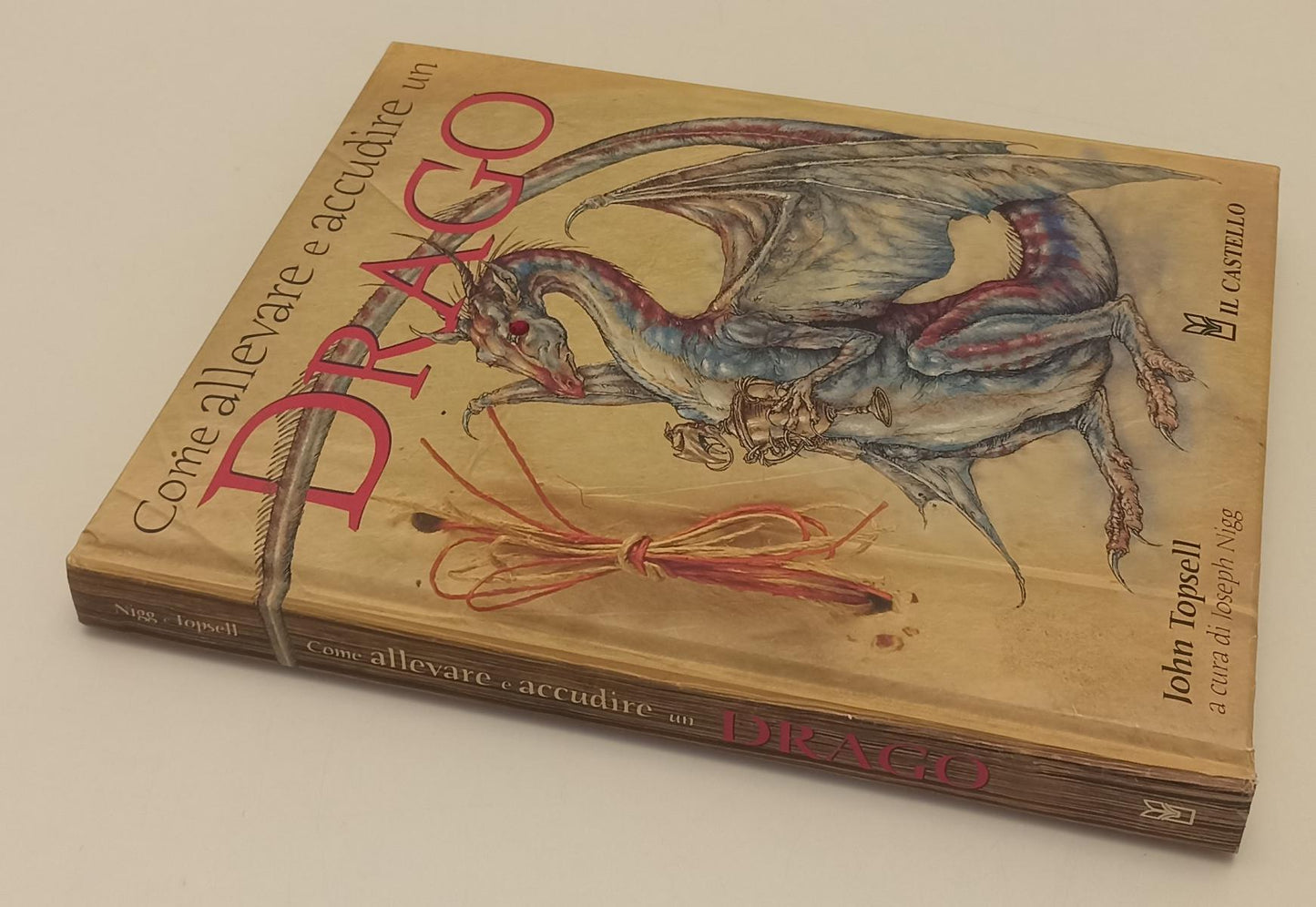 LB- COME ALLEVARE E ACCUDIRE UN DRAGO - JOHN TOPSELL - IL CASTELLO---- C- YFS289