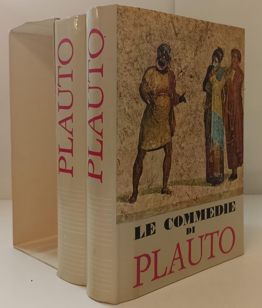 LN- LE COMMEDIE DI PLAUTO 2 VOLUMI --- TEATRO DI TUTTI I TEMPI -- 1966 - CS- XFS