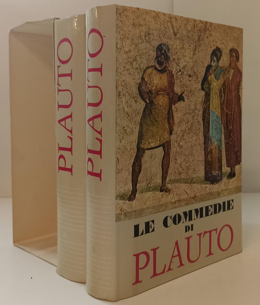 LN- LE COMMEDIE DI PLAUTO 2 VOLUMI --- TEATRO DI TUTTI I TEMPI -- 1966 - CS- XFS
