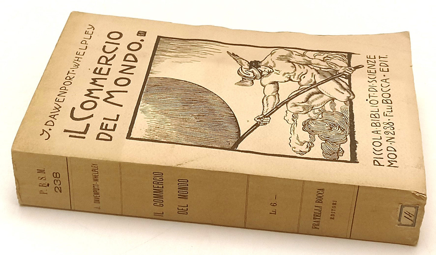 LZ- IL COMMERCIO DEL MONDO - DAWENPORT WHELPLEY - F.LLI BOCCA--- 1915- B- XFS147