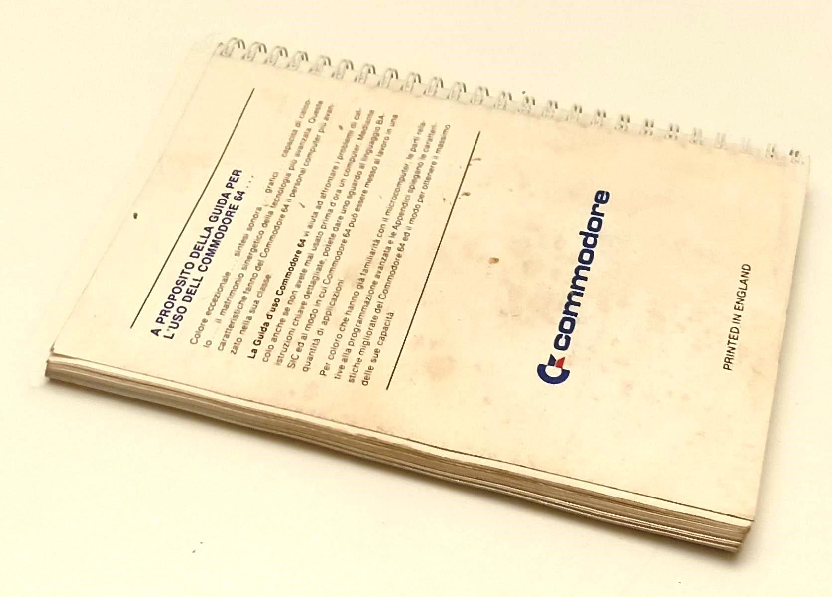 LZ- COMMODORE 64 MICROCOMPUTER MANUALE D'USO ITALIANO - 1982 - B - ZFS142