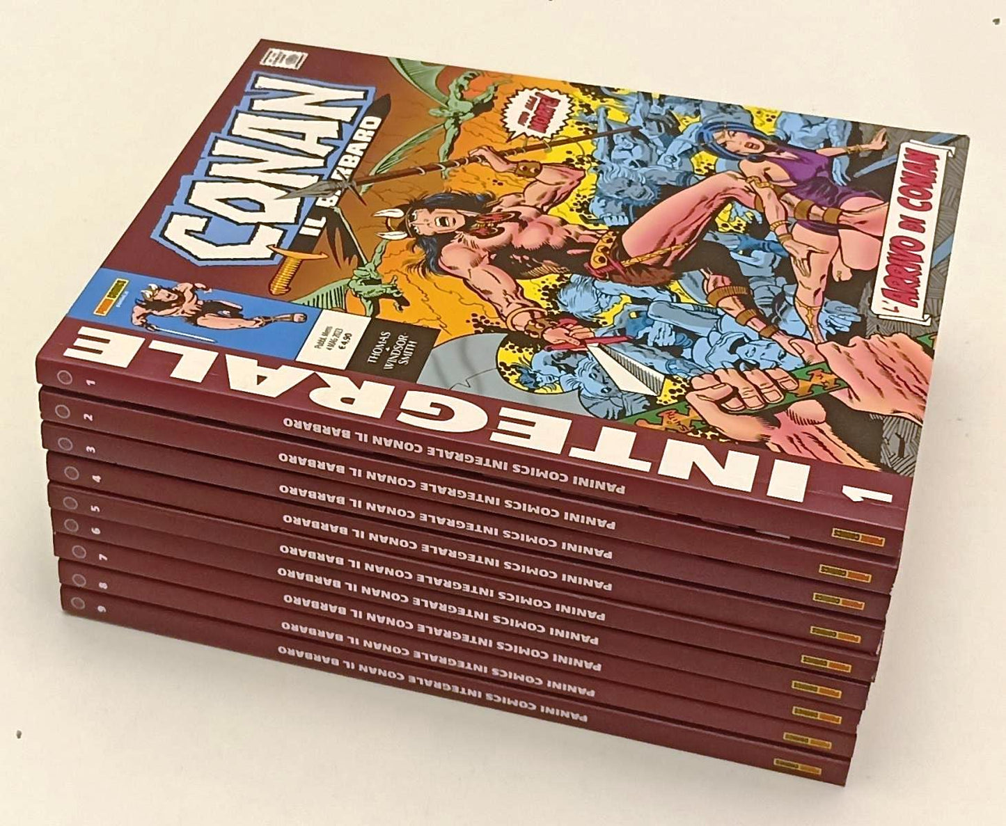 FB- CONAN IL BARBARO L'INTEGRALE 1/9 FORMATO BONELLI ECCELLENTI-- PANINI- B- G24