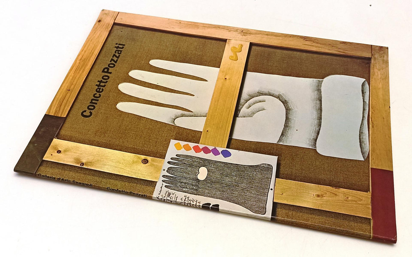 LT- CONCETTO POZZATI APRILE 1974 CATALOGO -- GALLERIA D'ARTE SPAGNOLI- B- XFS187