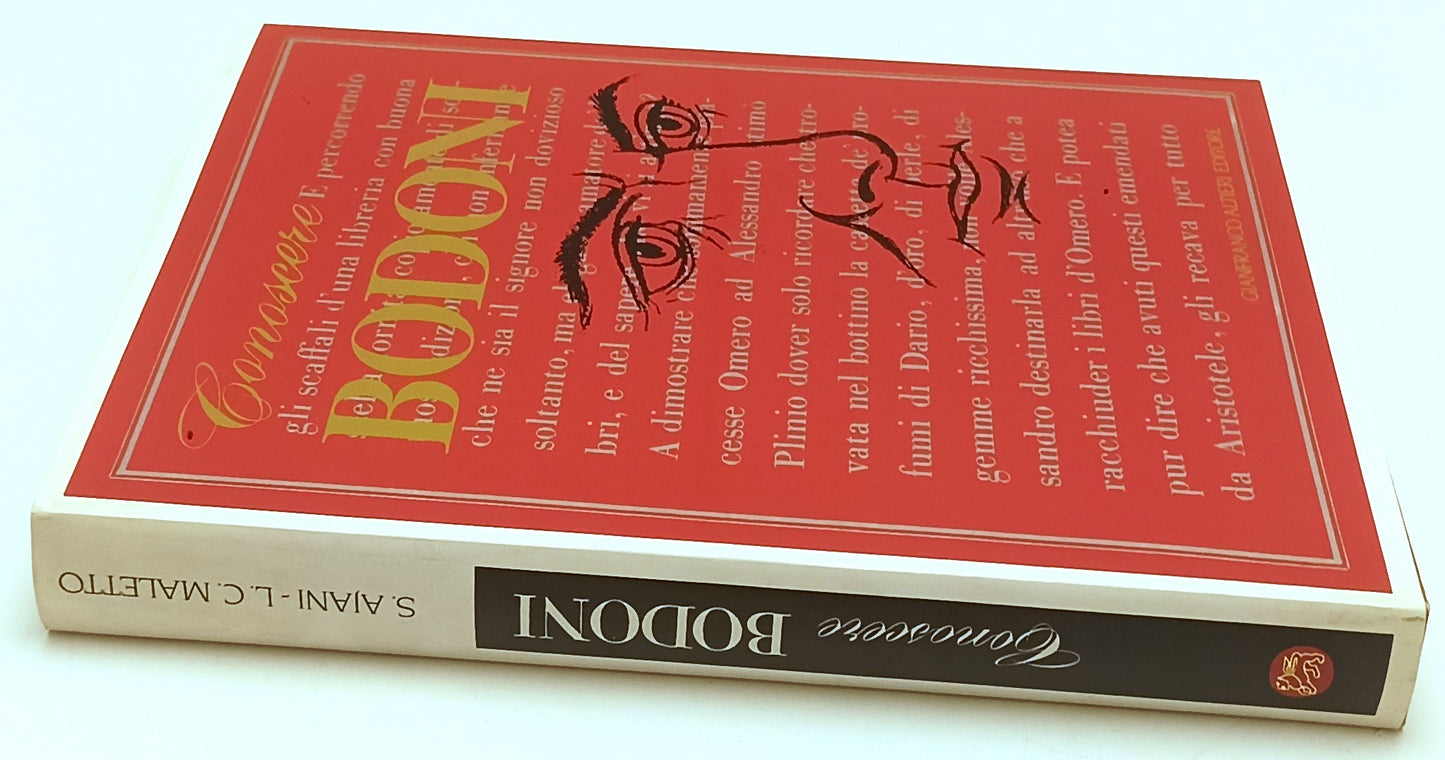 LT- CONOSCENRE BODONI - AJANI MALETTO - GIANFRANCO ALTIERI --- 1990 - CS- YFS789