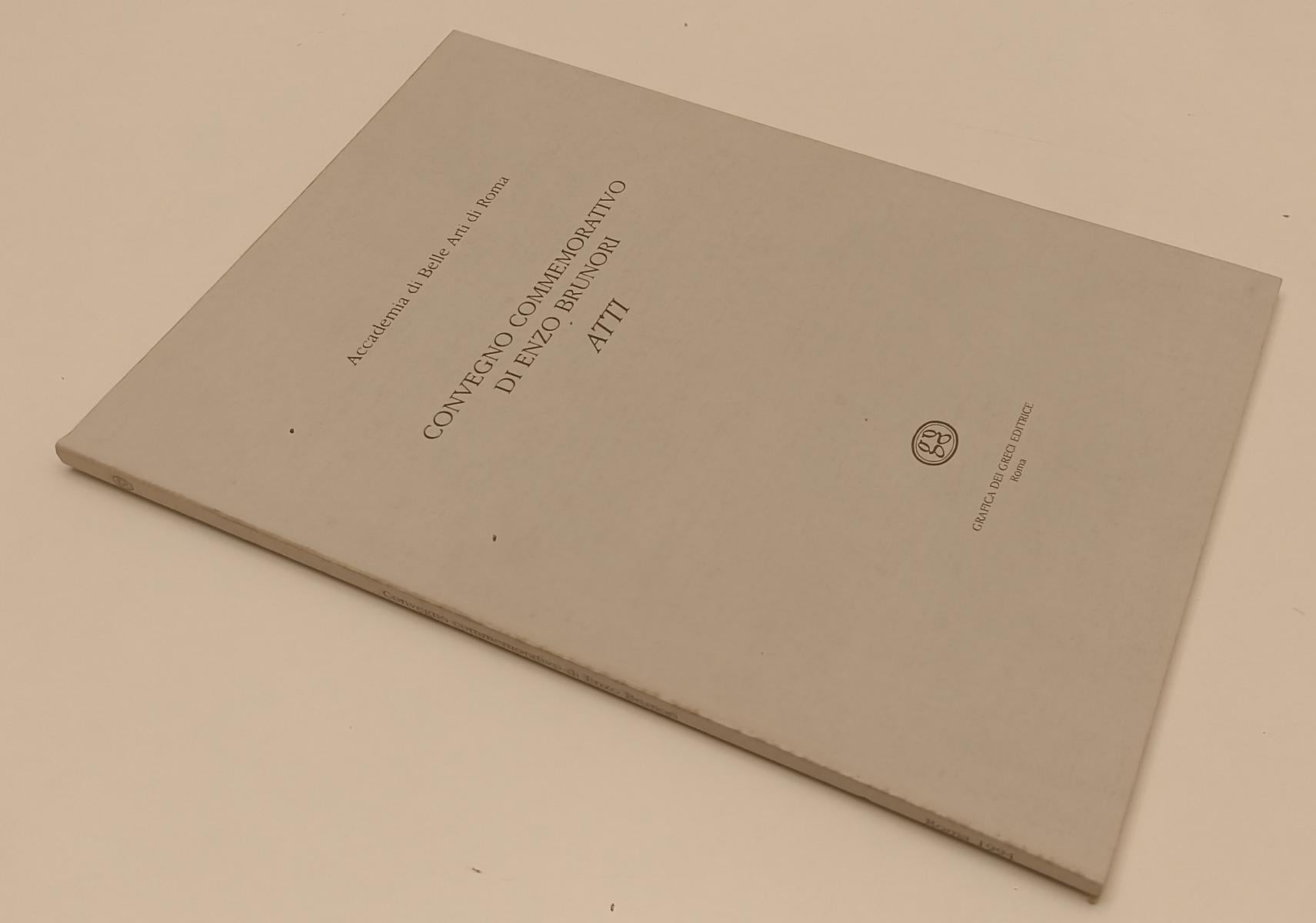 LT- CONVEGNO COMMEMORATIVO DI ENZO BRUNORI - GRAFICA DEI GRECI - 1994- B- XFS175