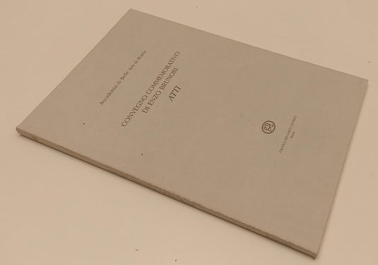 LT- CONVEGNO COMMEMORATIVO DI ENZO BRUNORI - GRAFICA DEI GRECI - 1994- B- XFS175