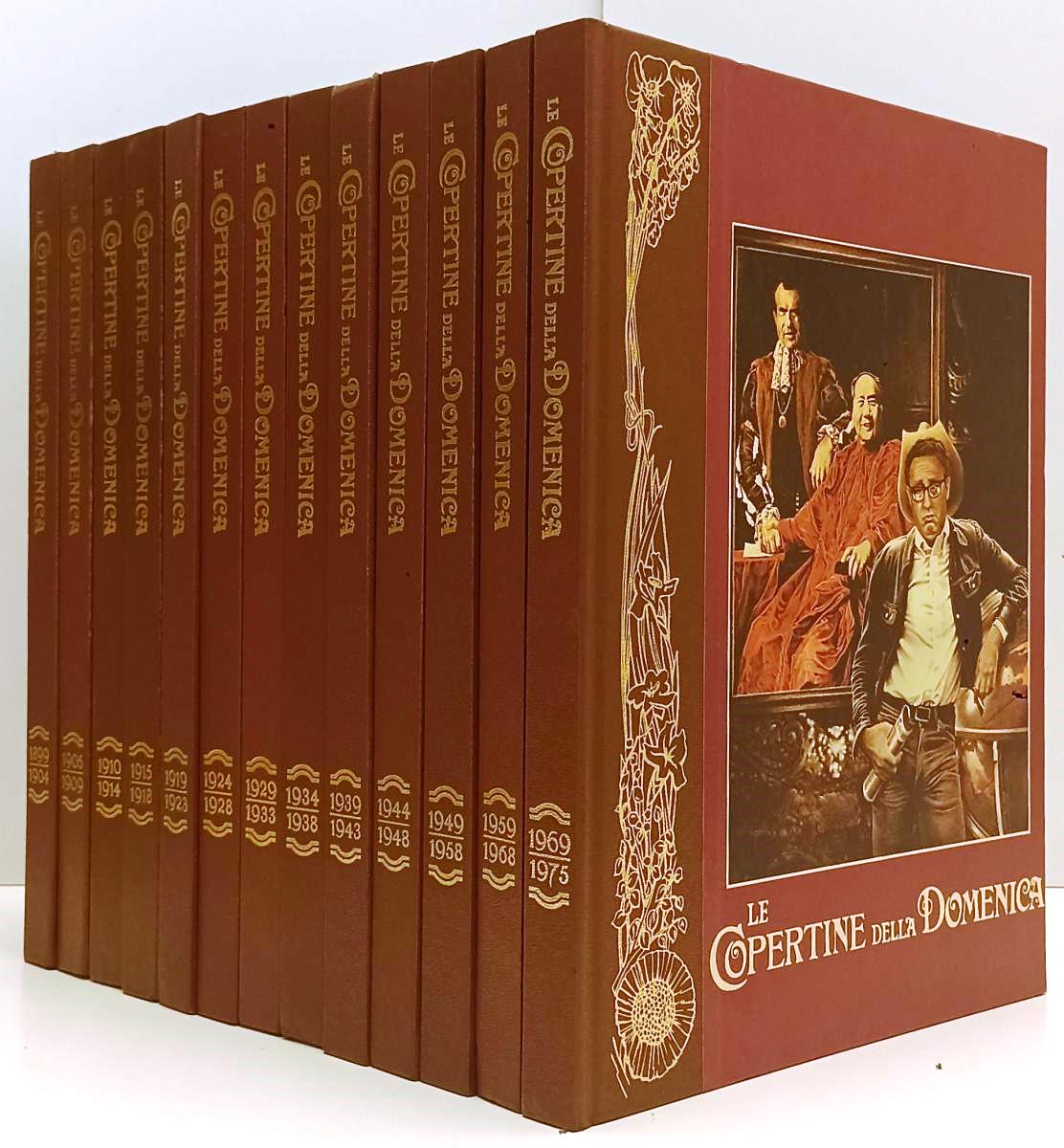 LT- LE COPERTINE DOMENICA DEL CORRIERE 13 VOLUMI COMPLETA- RIZZOLI- 1975- BLCG