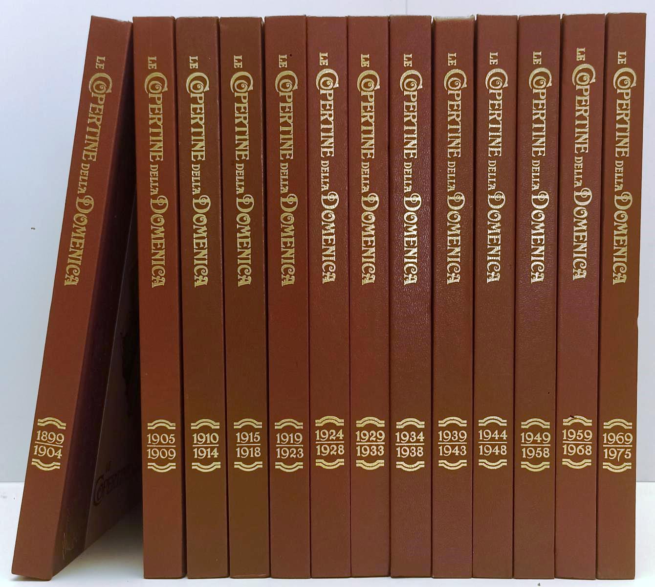 LT- LE COPERTINE DOMENICA DEL CORRIERE 13 VOLUMI COMPLETA- RIZZOLI- 1975- BLCG